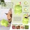 Durable Chewable Dog Octopus Toy Interactive Treat Dispensing Puzzle for Small Dogs, Fillable & Freezable, Fun Enrichment Toy, Green, 66 lbs, 409x409x519 in